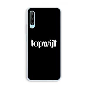 CaseCompany Topwijf Zwart: Huawei P Smart Pro Transparant Hoesje