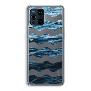 CaseCompany Oceaan: Oppo Find X3 Transparant Hoesje