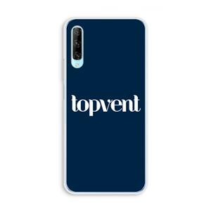 CaseCompany Topvent Navy: Huawei P Smart Pro Transparant Hoesje