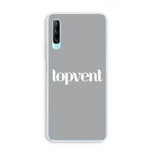 CaseCompany Topvent Grijs Wit: Huawei P Smart Pro Transparant Hoesje