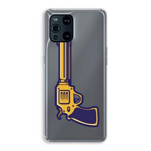 CaseCompany Pew Pew Pew: Oppo Find X3 Pro Transparant Hoesje