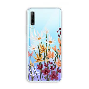 CaseCompany Painted wildflowers: Huawei P Smart Pro Transparant Hoesje