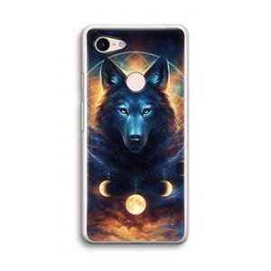 CaseCompany Wolf Dreamcatcher: Google Pixel 3 Transparant Hoesje