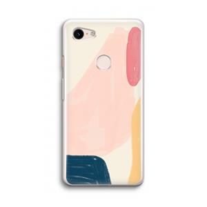 CaseCompany Saturday Flow: Google Pixel 3 Transparant Hoesje
