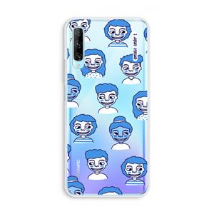 CaseCompany Gezichtjes: Huawei P Smart Pro Transparant Hoesje