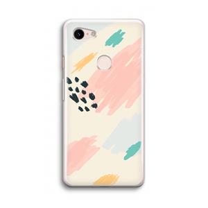 CaseCompany Sunday Chillings: Google Pixel 3 Transparant Hoesje