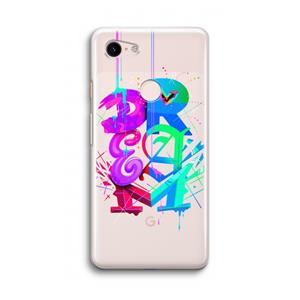 CaseCompany Dream: Google Pixel 3 Transparant Hoesje