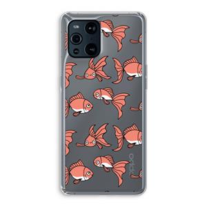 CaseCompany Blub: Oppo Find X3 Transparant Hoesje