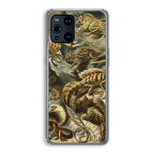 CaseCompany Haeckel Lacertilia: Oppo Find X3 Pro Transparant Hoesje
