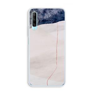 CaseCompany Stone White: Huawei P Smart Pro Transparant Hoesje