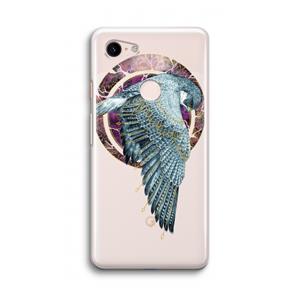 CaseCompany Golden Falcon: Google Pixel 3 Transparant Hoesje