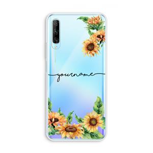 CaseCompany Zonnebloemen: Huawei P Smart Pro Transparant Hoesje