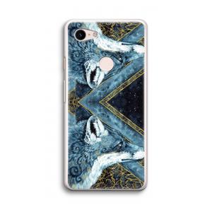 CaseCompany Golden Fox: Google Pixel 3 Transparant Hoesje