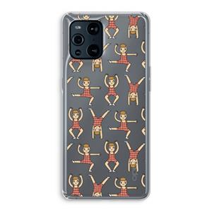 CaseCompany Gymboys: Oppo Find X3 Pro Transparant Hoesje