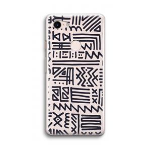 CaseCompany Marrakech print: Google Pixel 3 Transparant Hoesje