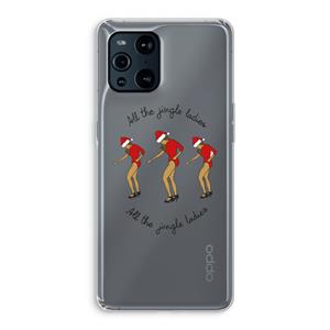 CaseCompany Jingle Ladies: Oppo Find X3 Pro Transparant Hoesje