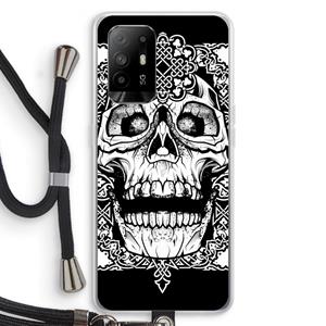 CaseCompany Seek & Destroy: Oppo A95 5G Transparant Hoesje met koord