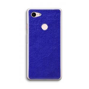 CaseCompany Majorelle Blue: Google Pixel 3 Transparant Hoesje