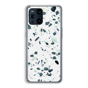 CaseCompany Terrazzo N°2: Oppo Find X3 Transparant Hoesje