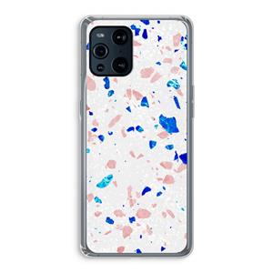 CaseCompany Terrazzo N°6: Oppo Find X3 Transparant Hoesje