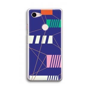 CaseCompany Gestalte 5: Google Pixel 3 Transparant Hoesje