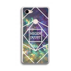 CaseCompany Negenduust ruimte: Google Pixel 3 Transparant Hoesje