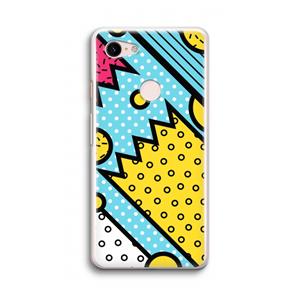 CaseCompany Pop Art #1: Google Pixel 3 Transparant Hoesje