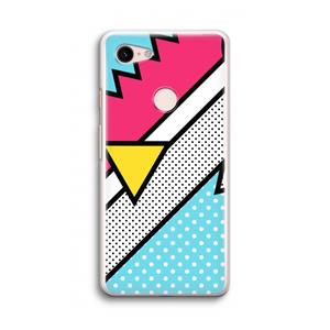 CaseCompany Pop Art #3: Google Pixel 3 Transparant Hoesje