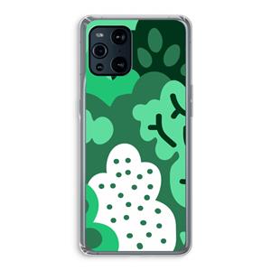 CaseCompany Bushes: Oppo Find X3 Pro Transparant Hoesje