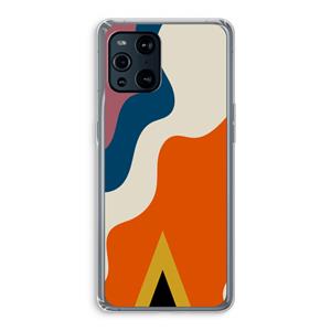 CaseCompany Noor A: Oppo Find X3 Transparant Hoesje