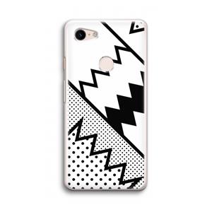 CaseCompany Pop Art #5: Google Pixel 3 Transparant Hoesje