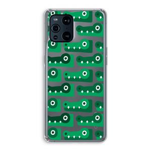 CaseCompany Crocs: Oppo Find X3 Pro Transparant Hoesje