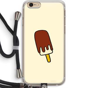 CaseCompany Frisco: iPhone 6 PLUS / 6S PLUS Transparant Hoesje met koord