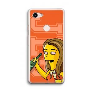 CaseCompany Jamie Lee Simpson: Google Pixel 3 Transparant Hoesje