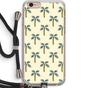 CaseCompany Paradise: iPhone 6 PLUS / 6S PLUS Transparant Hoesje met koord