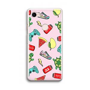 CaseCompany Things Jamie Loves: Google Pixel 3 Transparant Hoesje