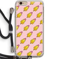 CaseCompany Waterijsjes: iPhone 6 PLUS / 6S PLUS Transparant Hoesje met koord