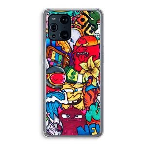 CaseCompany No Rules: Oppo Find X3 Pro Transparant Hoesje