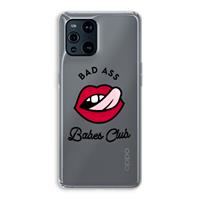 CaseCompany Badass Babes Club: Oppo Find X3 Pro Transparant Hoesje