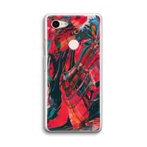 CaseCompany Endless Descent: Google Pixel 3 Transparant Hoesje