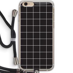 CaseCompany Rooster 2: iPhone 6 PLUS / 6S PLUS Transparant Hoesje met koord