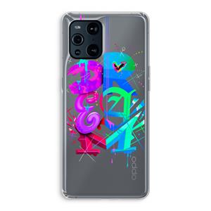 CaseCompany Dream: Oppo Find X3 Pro Transparant Hoesje