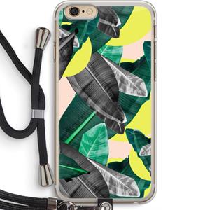 CaseCompany Fantasie jungle: iPhone 6 PLUS / 6S PLUS Transparant Hoesje met koord