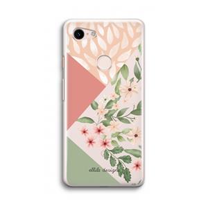 CaseCompany Sweet heaven geometrics: Google Pixel 3 Transparant Hoesje