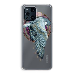 CaseCompany Golden Falcon: Oppo Find X3 Pro Transparant Hoesje