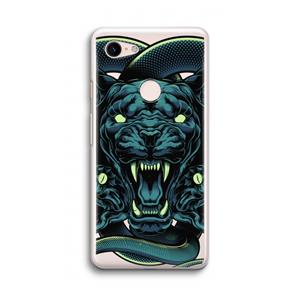 CaseCompany Cougar and Vipers: Google Pixel 3 Transparant Hoesje