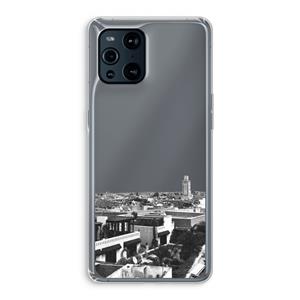 CaseCompany Marrakech Skyline : Oppo Find X3 Pro Transparant Hoesje