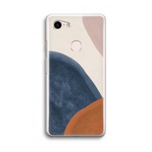 CaseCompany Geo #1: Google Pixel 3 Transparant Hoesje