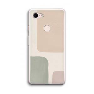 CaseCompany Geo #7: Google Pixel 3 Transparant Hoesje
