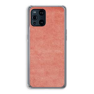 CaseCompany Marrakech Walls: Oppo Find X3 Pro Transparant Hoesje